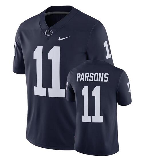 NCAA Men Penn State Nittany Lions 11 blue Football Jersey